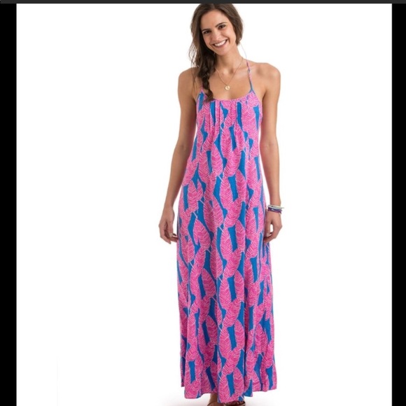 Vineyard Vines Dresses & Skirts - Vineyard Vines /  4 / Linen Palm Print Maxi Dress